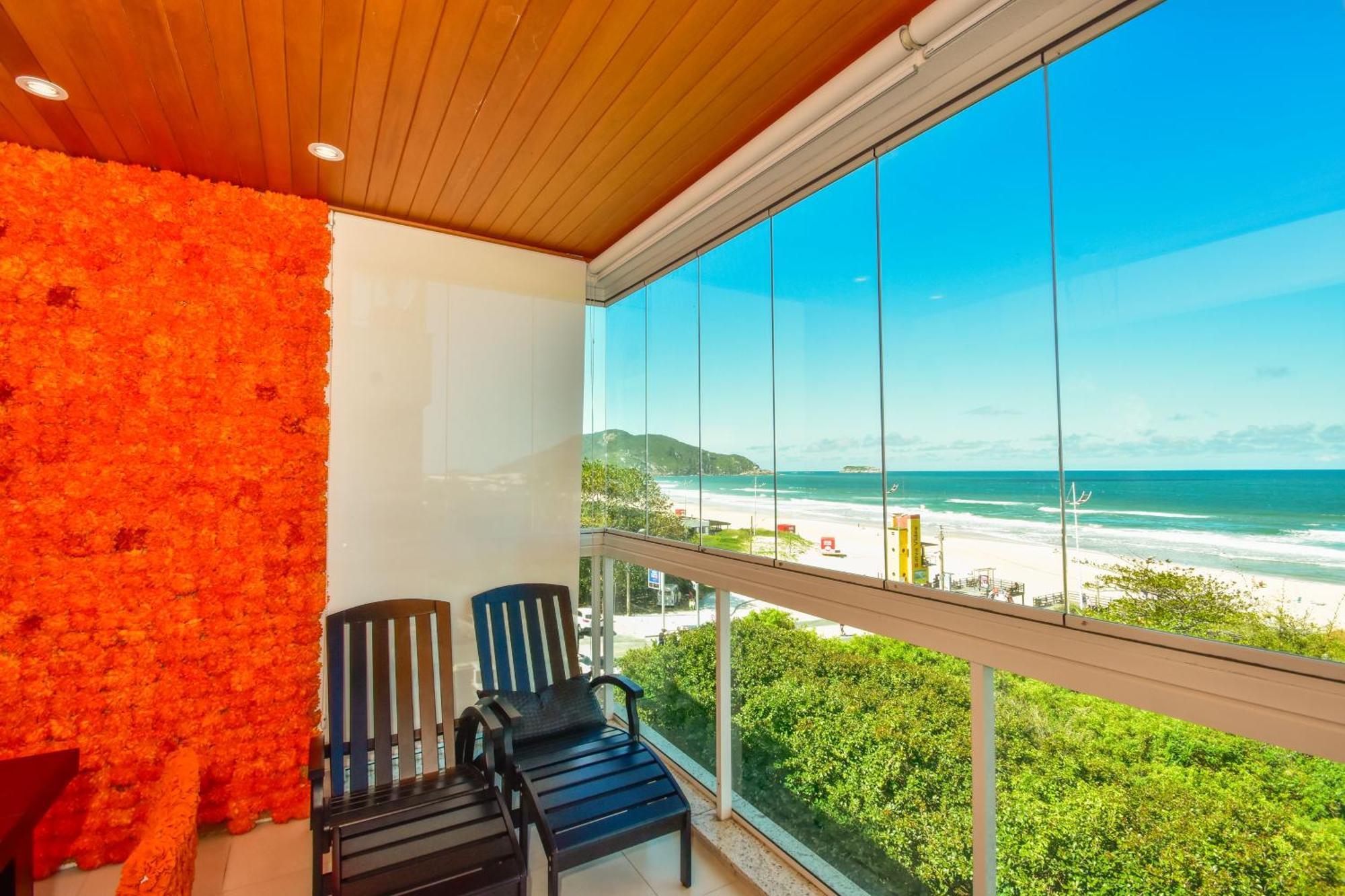 Apartamento Frente Mar Na Praia Do Santinho N880 フロリアノポリス エクステリア 写真