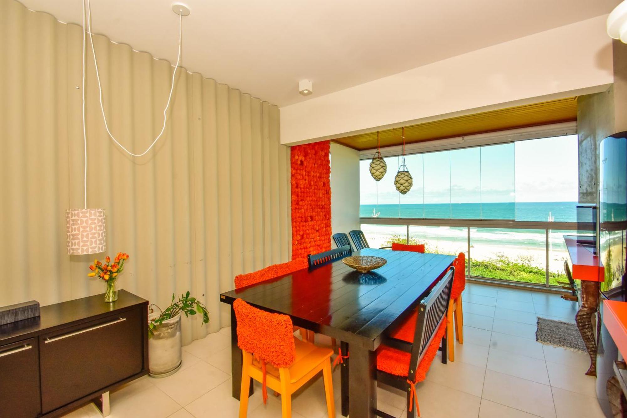Apartamento Frente Mar Na Praia Do Santinho N880 フロリアノポリス エクステリア 写真